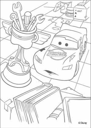Lightning McQueen Coloring Pages Free Printable   434411