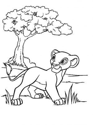 lion king coloring book pages – 846fg