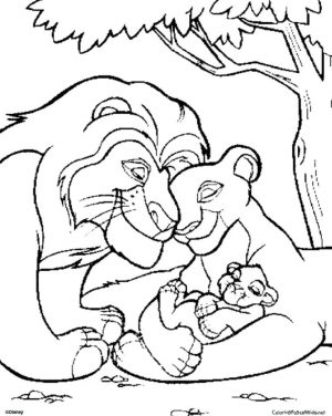 lion king coloring book pages – 8dg41