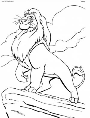 Lion King Coloring Pages Free   8310a
