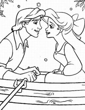 Little Mermaid Coloring Pages Classic Disney Princess Free   21437