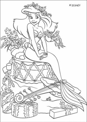 Little Mermaid Coloring Pages Classic Disney Princess Free   31352