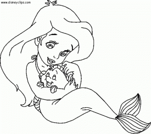 Little Mermaid Coloring Pages Disney Princess   31740