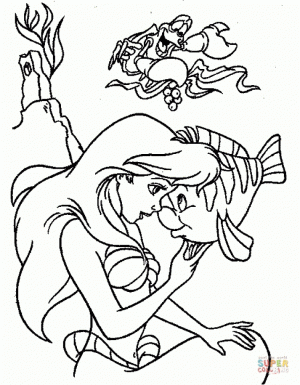 Little Mermaid Coloring Pages Disney Princess   46105