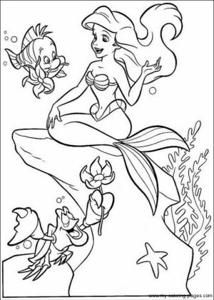 Little Mermaid Coloring Pages Disney Princess   97805