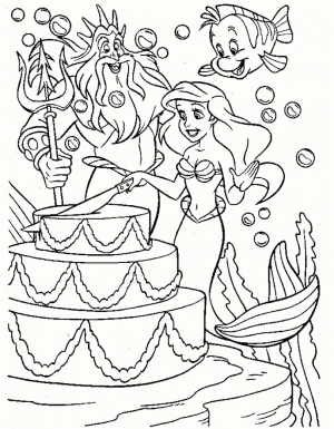 Little Mermaid Coloring Pages Disney Printable   36152