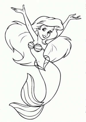 Little Mermaid Coloring Pages Disney Printable   47104