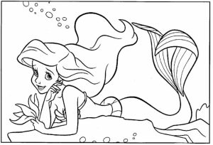 Little Mermaid Coloring Pages Disney Printable   58603