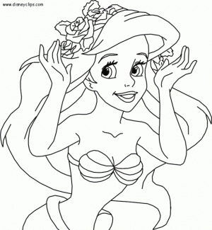 Little Mermaid Coloring Pages for Girls   41802