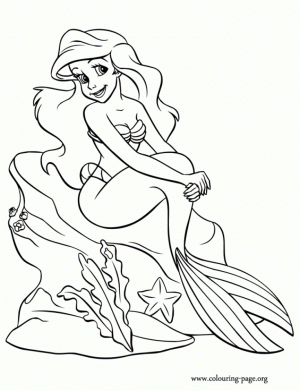 Little Mermaid Coloring Pages for Girls   47102