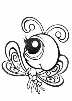 Littlest Pet Shop Cute Animals Coloring Pages for Kids   04816