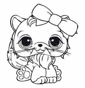 Littlest Pet Shop Cute Animals Coloring Pages for Kids   17502