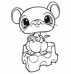 Littlest Pet Shop Cute Animals Coloring Pages for Kids   62710