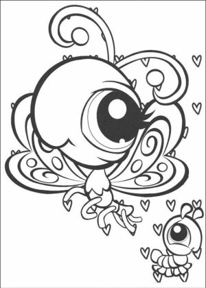 Littlest Pet Shop Cute Animals Coloring Pages for Kids   82510