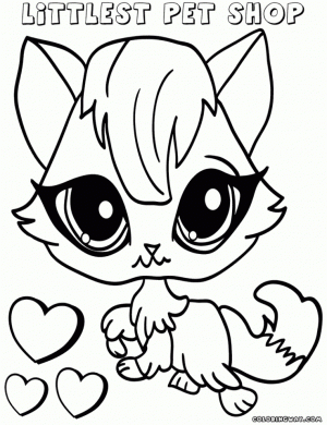 Littlest Pet Shop Cute Animals Coloring Pages for Kids   94792