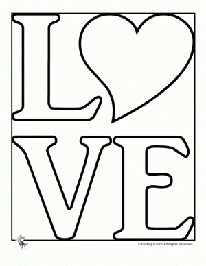 Love Coloring Pages for Kids   746dg