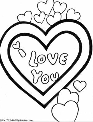 Love Coloring Pages Printable   05783
