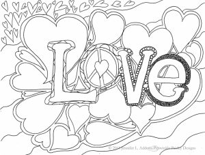 Love Coloring Pages Printable   89576