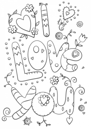 Love Coloring Pages to Print   16472