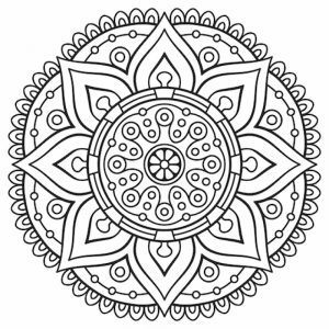 Mandala Coloring Pages For Adults Free Printable   13110