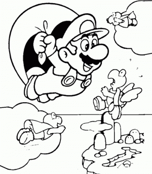 Mario Coloring Pages Online   ge8vm