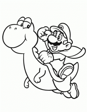 Mario Coloring Pages Online   t218a