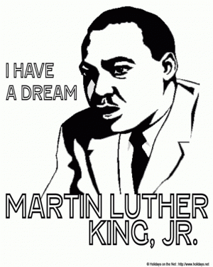 Martin Luther King Jr Coloring Pages to Print for Kids   aiwkr