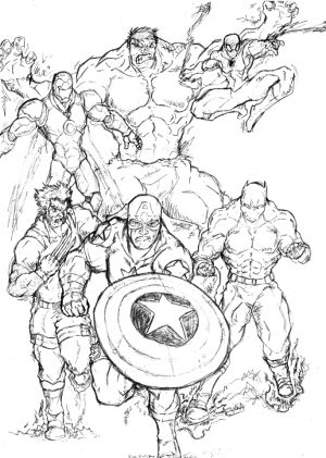 marvel avengers coloring pages – 74nd9