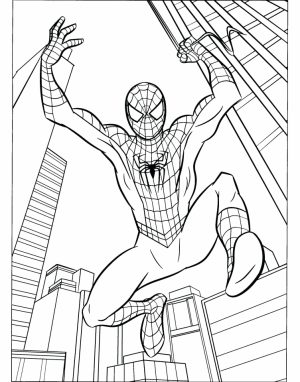 Marvel Coloring Pages Spiderman   05619
