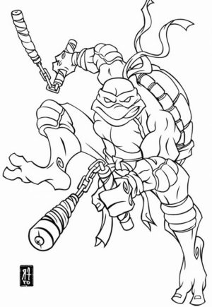 michelangelo teenage mutant ninja turtles coloring pages   25143