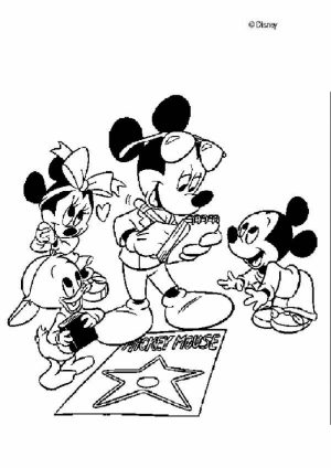 Mickey Coloring Pages Free Printable   11070