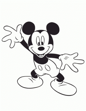 Mickey Coloring Pages Free Printable   13110