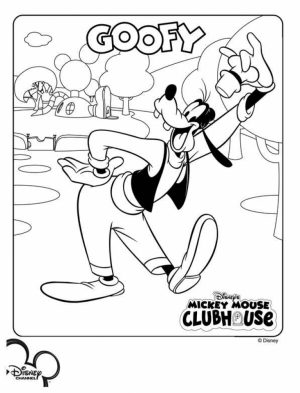Mickey Mouse Clubhouse Coloring Pages Free   26at1