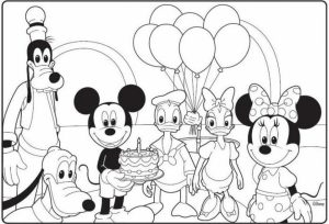 Mickey Mouse Clubhouse Coloring Pages Free   2a61m