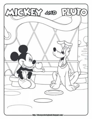 Mickey Mouse Clubhouse Coloring Pages Free Printable   06970