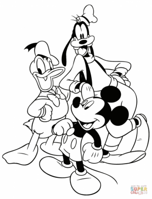 Mickey Mouse Clubhouse Coloring Pages Online   16dn5