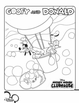 Mickey Mouse Clubhouse Coloring Pages Online   750an
