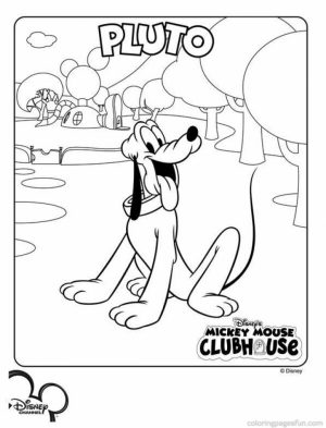 Mickey Mouse Clubhouse Coloring Pages Printable   05kg9