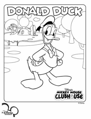 Mickey Mouse Clubhouse Coloring Pages Printable   1ba73