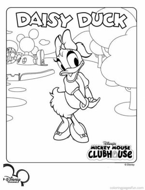 Mickey Mouse Clubhouse Coloring Pages Printable   36at2