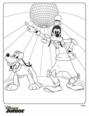 Mickey Mouse Clubhouse Coloring Pages to Print   dg28z