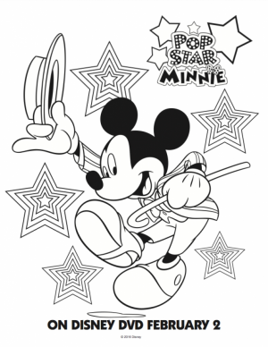 Mickey Mouse Clubhouse Coloring Pages to Print   gf612