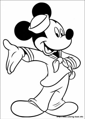 Mickey Mouse Coloring Page Free Printable   51582