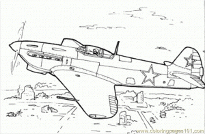 Military Airplane Army Coloring Pages Online   8956cb