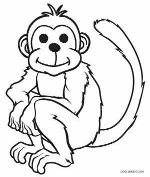 Monkey Coloring Pages for Kids   70416