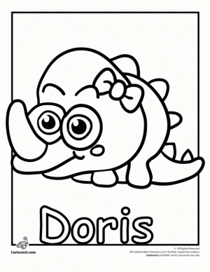 Monster Coloring Pages for Toddlers   tab4m