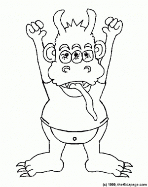 Monster Coloring Pages Free   tnr72