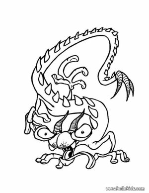 Monster Coloring Pages Free to Print   06nv7