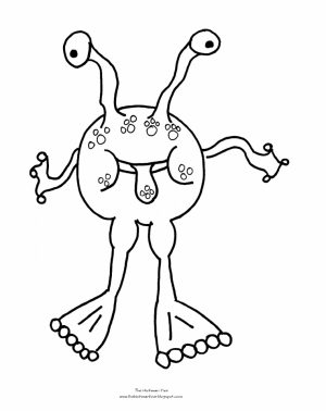 Monster Coloring Pages Free to Print   16ag4