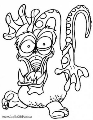 Monster Coloring Pages Free   ycb31